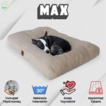 Jungolica Pet Products Max, Ultra Yumuşak, Kaydırmaz Tabanlı, Konforlu Kedi ve Köpek Minderi - Görsel 2