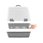 Milo Kapalı ve Açık Kedi Tuvaleti Eleği - Görsel 5