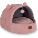 Jungolica Pet Products Tom, Çıkarılabilir Minderli, Ultra Yumuşak, Konforlu, Üstü Kapalı Tasarım Kedi Yatağı - Görsel 3