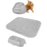 Kurtbay Şekil Kedi tuvaleti Premium Kedi başlangıç seti - Açık gri LKT2 - Görsel 4