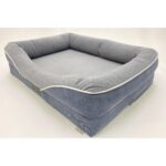 Pawiyans Bolster Üst Kalite Köpek Yatağı 6,5 ve 10 cm Süngerli Kılıflı  Sıvı Geçirmez Alezli 2 Fermuarlı - Görsel 5