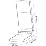 Rotipet Karton Kedi Tırmalama L Şeklinde Toplu Catnipli 28X42X68 cm - Görsel 5
