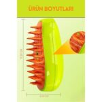 Ogaş Buharlı Kedi & Köpek Yıkama Tarağı Yumuşak Silikon Fırça Bakım Seti - Görsel 2