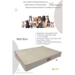 Pawiyans Matbox, Üst Kalite 6,5-10CM Süngerli Pet Yatağı ,sıvı Geçirmez Alezli, Yıkanabilir Kılıflı Fermuarlı - Görsel 2