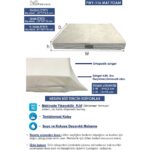 Pawiyans Matbox, Üst Kalite 6,5-10CM Süngerli Pet Yatağı ,sıvı Geçirmez Alezli, Yıkanabilir Kılıflı Fermuarlı - Görsel 3