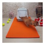 Paspas Car 60X110 cm Kedi Tuvalet Önü Paspası Turuncu