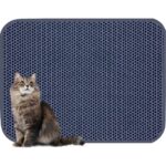 A 1968 Aktunç Tekstil Aktunç Büyük Boy Elekli Tuvalet Önü Gri Kedi Kumu Paspası 60x80 cm - Görsel 2