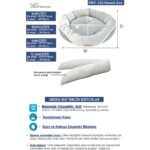 Pawiyans Round Box Kedi ve Köpek Yatağı Üst Kalite Yıkanabilir 2 Fermuarlı, Kılıf Astarlı %100 Elyaf - Görsel 2