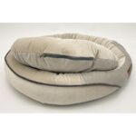 Pawiyans Round Box Kedi ve Köpek Yatağı Üst Kalite Yıkanabilir 2 Fermuarlı, Kılıf Astarlı %100 Elyaf - Görsel 4