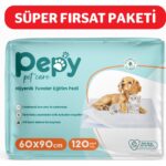 Pepy Pet Care Pepy 60X90 Cm Hijyenik Tuvalet Eğitim Pedi 30'Lu 4 Paket 120 Adet