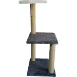 Lena Pet 86CM Uzun Boy Iki Katlı Boncuklu Kedi Tırmalama Tahtası - Görsel 2