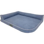 Pawiyans Bolster-L Üst Kalite Köpek Yatağı Süngerli Sıvı Geçirmez Alezli. %100 Elyaflı. 2 Fermuarlı - Görsel 4