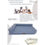 Pawiyans Bolster-L Üst Kalite Köpek Yatağı Süngerli Sıvı Geçirmez Alezli. %100 Elyaflı. 2 Fermuarlı - Görsel 2
