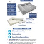 Pawiyans Bolster-L Üst Kalite Köpek Yatağı Süngerli Sıvı Geçirmez Alezli. %100 Elyaflı. 2 Fermuarlı - Görsel 3