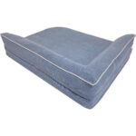 Pawiyans Bolster-L Üst Kalite Köpek Yatağı Süngerli Sıvı Geçirmez Alezli. %100 Elyaflı. 2 Fermuarlı - Görsel 5