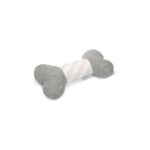 Karlie Beeztees Yavru Köpek Peluş Oyuncak Kemik 21 Cm Gri