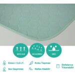 CDE 5 Katlı Kapitoneli, Yıkanabilir, Sıvı Geçirmez Köpek Çiş Pedi 85 x 90 cm - Görsel 5