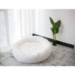 Optimal&Prime Beyaz Yumuşak Polar Kedi Yatağı - Köpek Yatağı Minder - Görsel 3