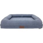 Pawiyans Coch Box Üst Kalite Köpek Yatağı Süngerli Sıvı Geçirmez Alezli. %100 Elyaflı. 2 Fermuarlı - Görsel 3