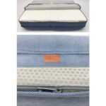 Pawiyans Coch Box Üst Kalite Köpek Yatağı Süngerli Sıvı Geçirmez Alezli. %100 Elyaflı. 2 Fermuarlı - Görsel 5