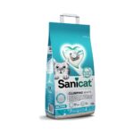 Sanicat Clumping White 10LT Marsilya Sabun Kokulu Oksijen Kontrollü Topaklanan Kedi Kumu