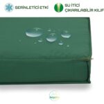 Jungolica Pet Products Eva Garden, %100 Su Geçirmez Alezli, Çıkarılabilir Kılıflı, Tüy ve Leke Tutmaz Kumaşlı Kedi ve Köpek Yatağı - Görsel 5