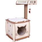 Pati Homes Patihomes Kedi Evi ve Kedi Tırmalama Yataklı - Görsel 2