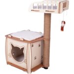 Pati Homes Patihomes Kedi Evi ve Kedi Tırmalama Yataklı - Görsel 3