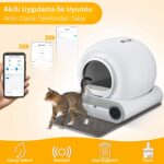 AI Cat Akıllı Kedi Tuvaleti / Kum Kabı - Görsel 2