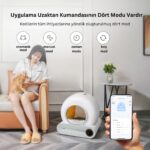 AI Cat Akıllı Kedi Tuvaleti / Kum Kabı - Görsel 4