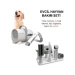 Kochler Profesyonel Elektrikli Vakum Makinesi Tüy Toplama Seti - Hayvan Bakım Kiti - Şarjlı Tıraş Makinesi - Görsel 2