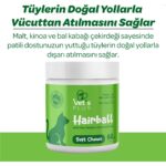Vet's Plus Hairball Çiğnenebilir Tablet 60'lı (Malt ve Kionalı Tüy Yumağı Önleyici) - Görsel 3