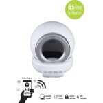 Kiwi Akıllı sensörlü Otomatik Kendini Temizleyen Kedi Tuvaleti 65 LT Hacim