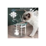 Shipment  Hareket Sensörlü Akıllı Sesiz Kedi Köpek Sessiz Şeffaf Otomatik Pet Su Pınarı Çeşmesi Sebili - Görsel 2