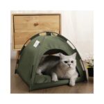 Tineke Kedi Kamp Çadırı Kedi Evi Derin Uyku & Serin Yazlık Evi  Yumuşak Yatağı Çıkarılabilir Minder