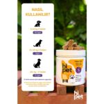 HiPet Multivitamin Çiğnenebilir Tablet 200 gr Yüksek Proteinli Köpekler İçin Vitamin Takviyesi - Görsel 5