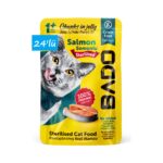 Bado Kısırlaştırılmış Yetişkin Yaş Kedi Maması Somonlu 85Gr 24'lü - Görsel 2