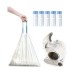 RossClean Akıllı Kedi Tuvaleti Büzgülü Çöp Poşeti 5li Set