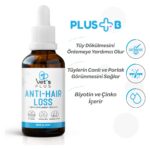 Vet's Plus Anti-Hair Loss Damla 50ml (Plus B Kediler İçin Biyotinli Tüy Dökülmesi Önleyici)