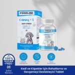 Foodline Calming +S 75 Tablet | Kedi ve Köpekler İçin Gevşemeyi Destekleyici - Görsel 2