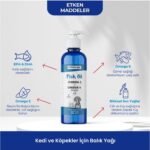 Foodline Fish Oil 200 ml | Omega 3&6 İçerikli Balık Yağı | Kedi ve Köpekler İçin Tüy ve Genel Sağlık Destekleyici - Görsel 3