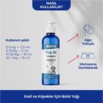 Foodline Fish Oil 200 ml | Omega 3&6 İçerikli Balık Yağı | Kedi ve Köpekler İçin Tüy ve Genel Sağlık Destekleyici - Görsel 4