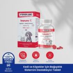 Foodline Immune +C 75 Tablet | Kedi ve Köpekler Için Immun Sistemini Destekleyici - Görsel 2