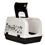 Ocean King Kapalı Maxi Kedi Tuvalet Kabı Üsten Açılır ( Dikdörtgen Yatak, ve Tırmalama Seti ) - Görsel 2