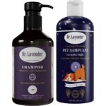 Dr. Lavender Pire Önleyici Köpek Şampuanı 400 ml Pet Şampuan + Tuzsuz Lavanta Yağlı Yetişkin Şampuanı 500 ml