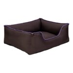 Pet Comfort Alpha  Köpek Yatağı Kahverengi w Mor Biye M 80x65cm - Görsel 2