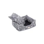 Pet Comfort Alpha  Siyah-Beyaz Köpek Yatağı M 80x65cm - Görsel 3