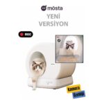 UBPet C10 Pro Kameralı Akıllı Kedi Tuvaleti | Entegre HD Kameralı, Otomatik Temizleme, Mobil Uygulama Kontrolü, Akıllı Sensörler, Sessiz Çalışma, Geniş İç Hacim | 3’lü Koku Seti - Görsel 2