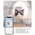 UBPet C10 Pro Kameralı Akıllı Kedi Tuvaleti | Entegre HD Kameralı, Otomatik Temizleme, Mobil Uygulama Kontrolü, Akıllı Sensörler, Sessiz Çalışma, Geniş İç Hacim | 3’lü Koku Seti - Görsel 4