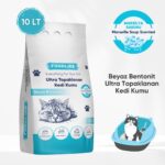 Foodline Marsilya Sabunu Kokulu Ince Taneli Bentonit Topaklanan Kedi Kumu 10 Lt x 2 Adet - Görsel 3